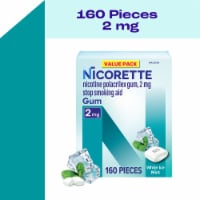 Nicorette Nicotine White Ice Mint Flavor Gum