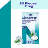 Nicorette Nicotine White Ice Mint Flavor Gum