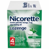 Nicorette Nicotine Mint Flavor Lozenges Perspective: Main