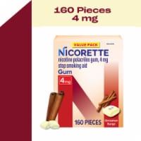 Nicorette Nicotine Gum to Help Stop Smoking, 4 mg, Cinnamon Surge Flavor - 160 Count Perspective: Main