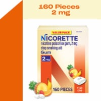 Nicorette Nicotine Fruit Chill Flavor Gum Perspective: Main