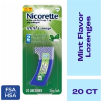 Nicorette Mini Nicotine Mint Flavor Lozenges