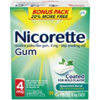 Nicorette Spearmint Burst Nicotine Gum 4mg Perspective: Main