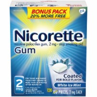 Nicorette White Ice Mint Nicotine Gum 2mg Perspective: Main