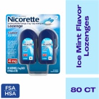 Nicorette Coated Nicotine Ice Mint Flavor Lozenges