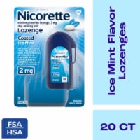 Nicorette Coated Nicotine Ice Mint Flavor Lozenges
