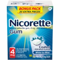 Nicorette White Ice Mint Nicotine Gum 4mg Perspective: Main