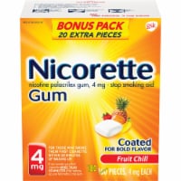 Nicorette® Fruit Chill Nicotine Gum 4mg Bonus Pack Perspective: Main