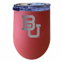 R & R Imports ITWE-C-BAY20C Baylor Bears 12 oz Insulated Wine Stainless Steel Tumbler, Coral