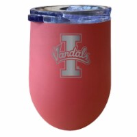 R & R Imports ITWE-C-IDA20C Idaho Vandals 12 oz Insulated Wine Stainless Steel Tumbler, Coral
