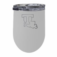 R & R Imports ITWE-C-LAT20W Louisiana Tech Bulldogs 12 oz Insulated Wine Stainless Steel Tumb