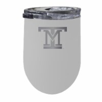 R & R Imports ITWE-C-MONT20W Montana Tech 12 oz Insulated Wine Stainless Steel Tumbler, White