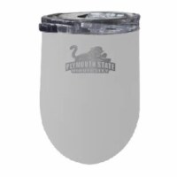 R & R Imports ITWE-C-PLY20W Plymouth State University 12 oz Insulated Wine Stainless Steel Tu