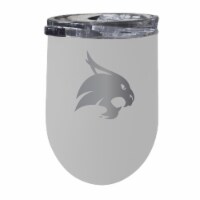R & R Imports ITWE-C-TXS20W Texas State Bobcats 12 oz Insulated Wine Stainless Steel Tumbler,