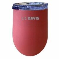 R & R Imports ITWE-C-UCD20C UC Davis Aggies 12 oz Insulated Wine Stainless Steel Tumbler, Cor