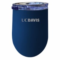 R & R Imports ITWE-C-UCD20N UC Davis Aggies 12 oz Insulated Wine Stainless Steel Tumbler, Nav