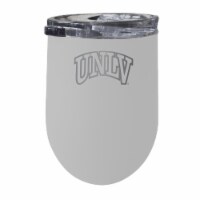 R & R Imports ITWE-C-UNLV20W UNLV Rebels 12 oz Insulated Wine Stainless Steel Tumbler, White