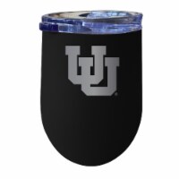 R & R Imports ITWE-C-UTA20B Utah Utes 12 oz Insulated Wine Stainless Steel Tumbler, Black