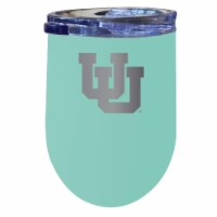 R & R Imports ITWE-C-UTA20S Utah Utes 12 oz Insulated Wine Stainless Steel Tumbler, Seafoam
