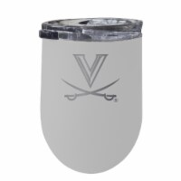 R & R Imports ITWE-C-UVA20W Virginia Cavaliers 12 oz Insulated Wine Stainless Steel Tumbler,