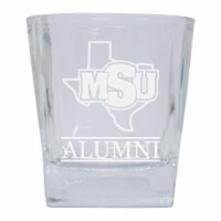 R & R Imports GLSGE-C-MIDW20 ALUM Midwestern State University Mustangs Etched Alumni 5 oz Sho