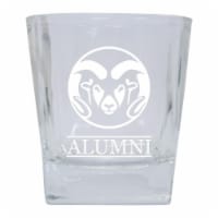 R & R Imports GLTB-C-COL20 ALUM Colorado State Rams 8 oz Etched Alumni Glass Tumbler