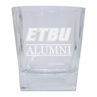 R & R Imports GLTB-C-ETXB20 ALUM East Texas Baptist University 8 oz Etched Alumni Glass Tumbl