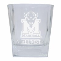 R & R Imports GLTB-C-MAR20 ALUM Marshall Thundering Herd 8 oz Etched Alumni Glass Tumbler