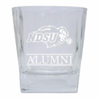 R & R Imports GLTB-C-NDS20 ALUM North Dakota State Bison 8 oz Etched Alumni Glass Tumbler