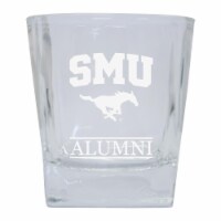R & R Imports GLTB-C-SMU20 ALUM Southern Methodist University 8 oz Etched Alumni Glass Tumble