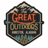 Anniston Alabama Souvenir Decorative Stickers (Choose theme and size) 4-Pack 10-Inch Great