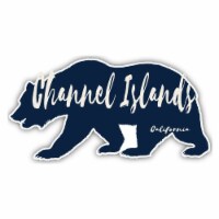 Channel Islands California Souvenir Decorative Stickers (Choose theme and size) 4-Pack