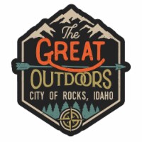 City of Rocks Idaho Souvenir Decorative Stickers (Choose theme and size) 4-Pack 10-Inch Great