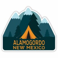 Alamogordo New Mexico Souvenir Decorative Stickers (Choose theme and size) 4-Pack 12-Inch