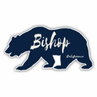 Bishop California Souvenir Decorative Stickers (Choose theme and size) 4-Pack 12-Inch Bear