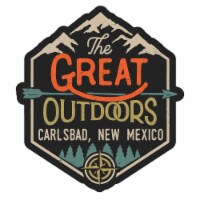 Carlsbad New Mexico Souvenir Decorative Stickers (Choose theme and size) 4-Pack 12-Inch Great