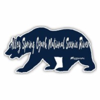 Alley Spring Ozark National Scenic River Missouri Souvenir Decorative Stickers (Choose theme