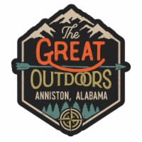 Anniston Alabama Souvenir Decorative Stickers (Choose theme and size) Single Unit 2-Inch