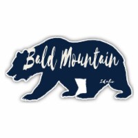 Bald Mountain Idaho Souvenir Decorative Stickers (Choose theme and size) Single Unit 2-Inch