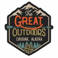 Chugiak Alaska Souvenir Decorative Stickers (Choose theme and size) Single Unit 2-Inch Great