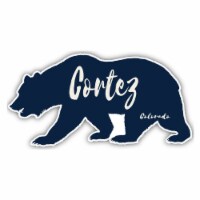 Cortez Colorado Souvenir Decorative Stickers (Choose theme and size) 4-Pack 2-Inch Bear