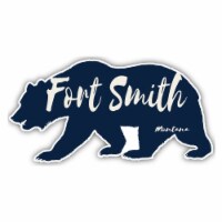 Fort Smith Montana Souvenir Decorative Stickers (Choose theme and size) Single Unit 2-Inch
