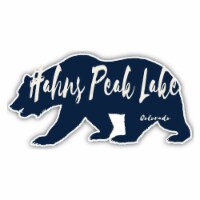 Hahns Peak Lake Colorado Souvenir Decorative Stickers (Choose theme and size) Single Unit