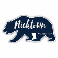 Nicktown Pennsylvania Souvenir Decorative Stickers (Choose theme and size) Single Unit 2-Inch