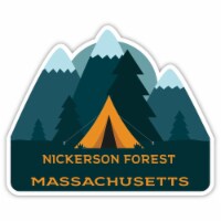 Nickerson Forest Massachusetts Souvenir Decorative Stickers (Choose theme and size) Single