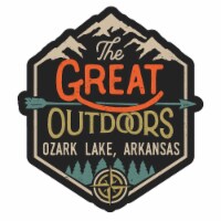 Ozark Lake Arkansas Souvenir Decorative Stickers (Choose theme and size) Single Unit 2-Inch