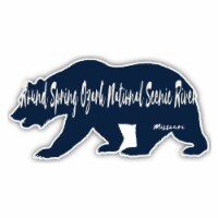 Round Spring Ozark National Scenic River Missouri Souvenir Decorative Stickers (Choose theme