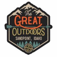 Sandpoint Idaho Souvenir Decorative Stickers (Choose theme and size) Single Unit 2-Inch Great
