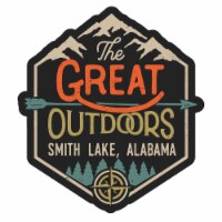 Smith Lake Alabama Souvenir Decorative Stickers (Choose theme and size) Single Unit 2-Inch