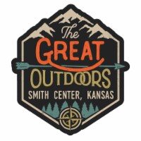 Smith Center Kansas Souvenir Decorative Stickers (Choose theme and size) Single Unit 2-Inch